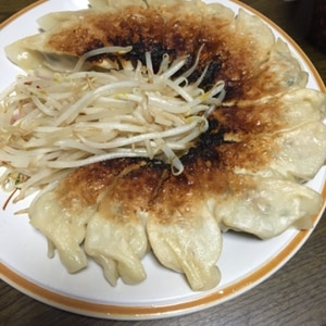 とり挽き肉の焼き餃子【ヘルシーレシピ】